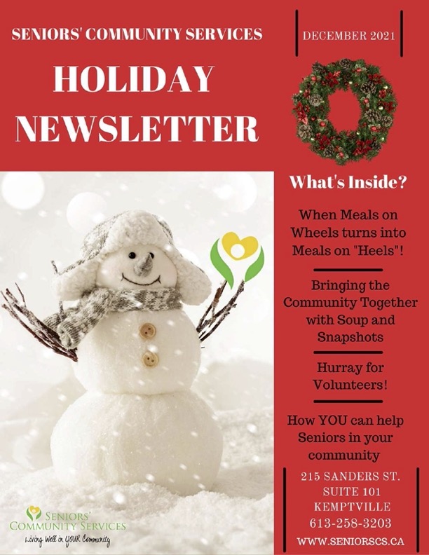 SCS Holiday Newsletter